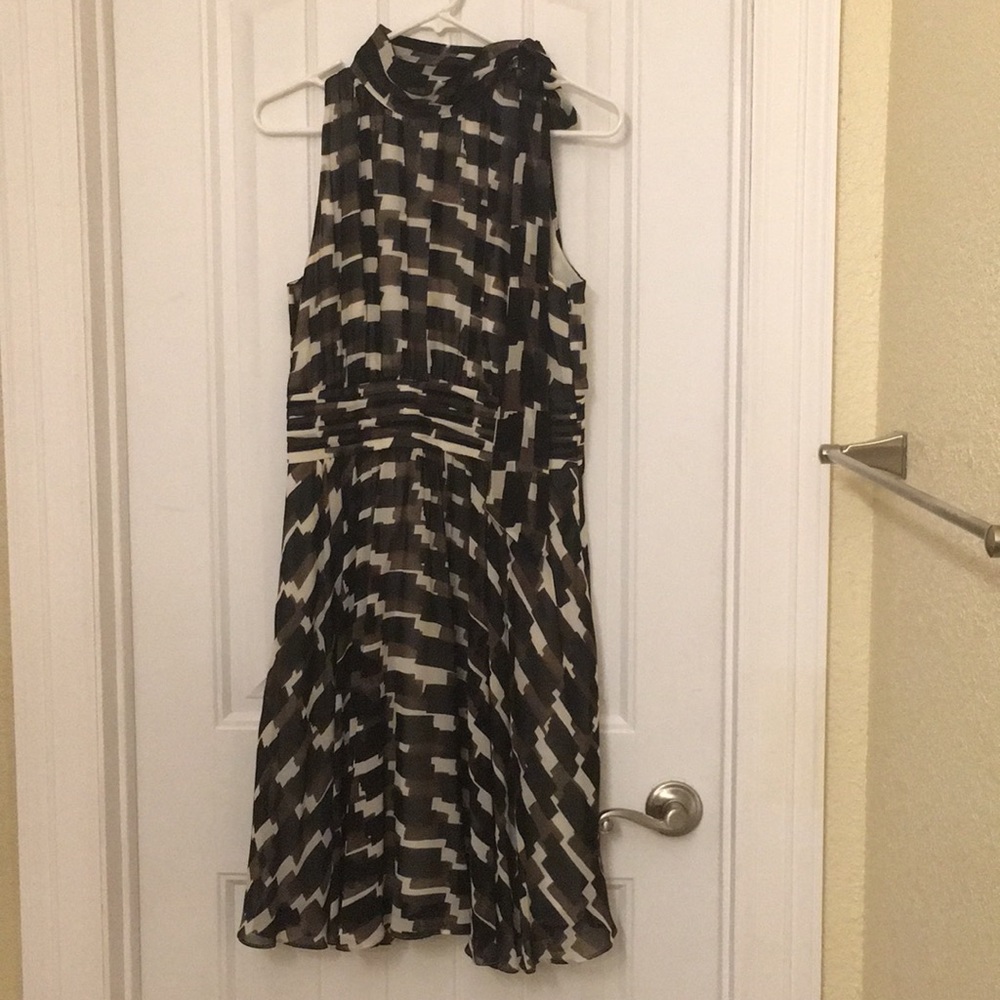Banana republic neck tie dress